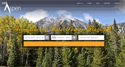 Desktop Screenshot of hotelaspenflagstaff.com